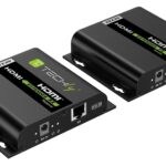 Extender HDMI Over IP 4K@30Hz su Cavo Cat.6 fino a 120m TECHLY