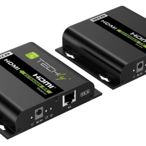 Extender HDMI Over IP 4K@30Hz su Cavo Cat.6 fino a 120m TECHLY