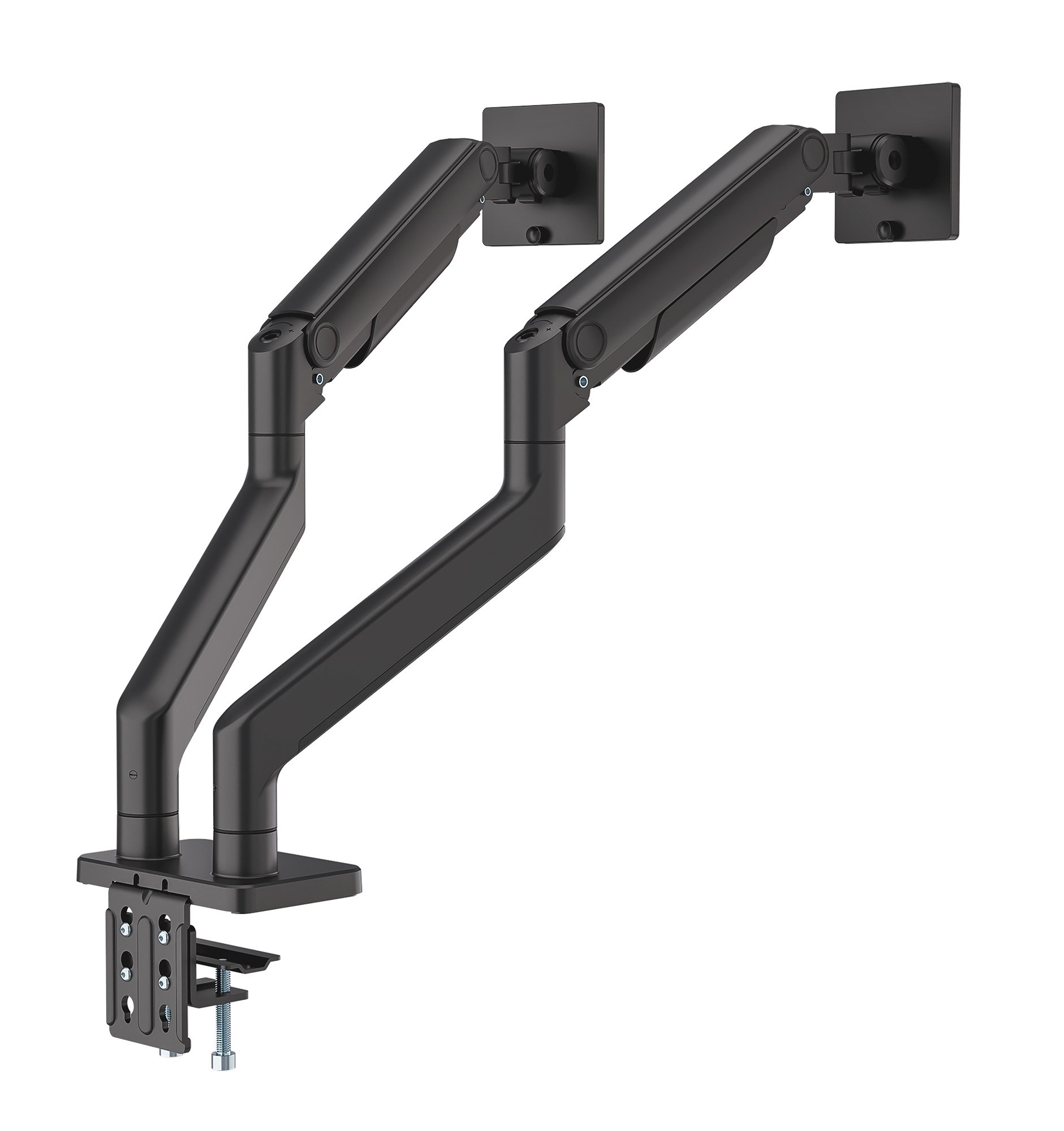 Supporto da Scrivania per Doppio Monitor 17-45'' con Molla Meccanica in Alluminio MANHATTAN - immagine 3