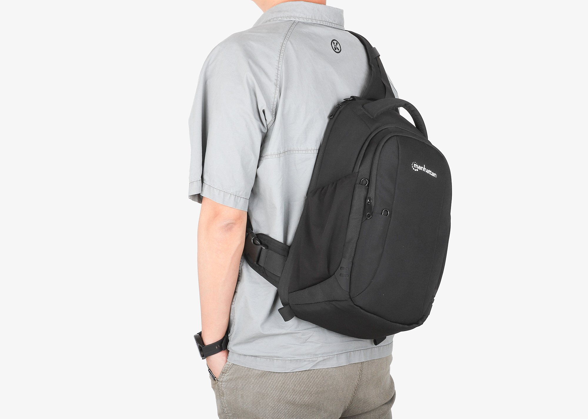 Borsa a Tracolla per Laptop 13.3'' Amsterdam Antifurto MANHATTAN - immagine 3