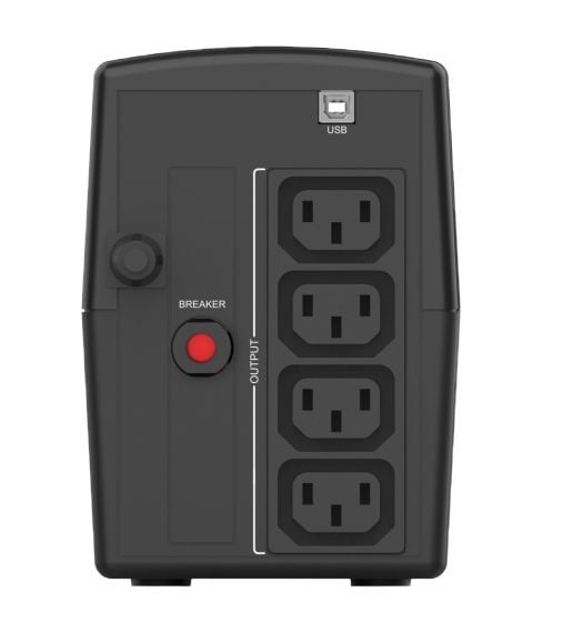 Gruppo di Continuità UPS X1+ 1000VA 4 Prese IEC Line Interactive INFOSEC - immagine 3