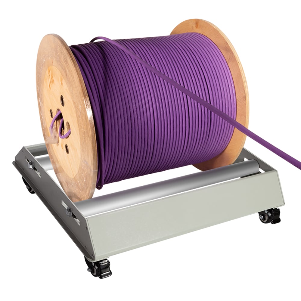 Rullo Avvolgicavo Professionale con Ruote e Freno LOGILINK