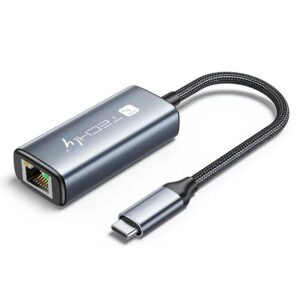 Adattatore Convertitore USB-C™ 3.2 a RJ45 2.5 Gigabit Ethernet TECHLY