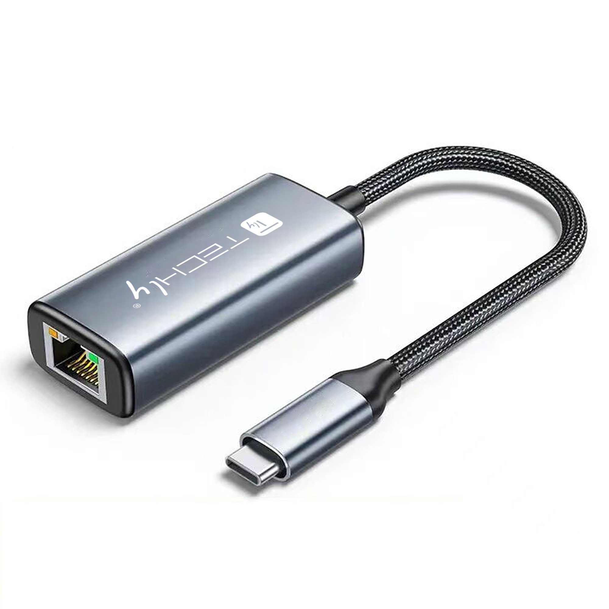 Adattatore Convertitore USB-C™ 3.2 a RJ45 2.5 Gigabit Ethernet TECHLY
