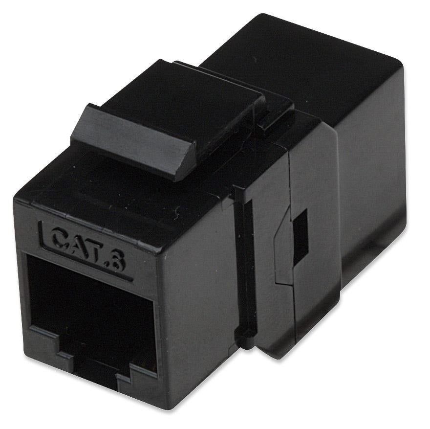 Accoppiatore Keystone RJ45 F/F Cat.6 UTP Nero TECHLY PROFESSIONAL