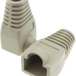 Copriconnettore per Plug RJ45 6.0 mm Grigio 10 pz TECHLY PROFESSIONAL