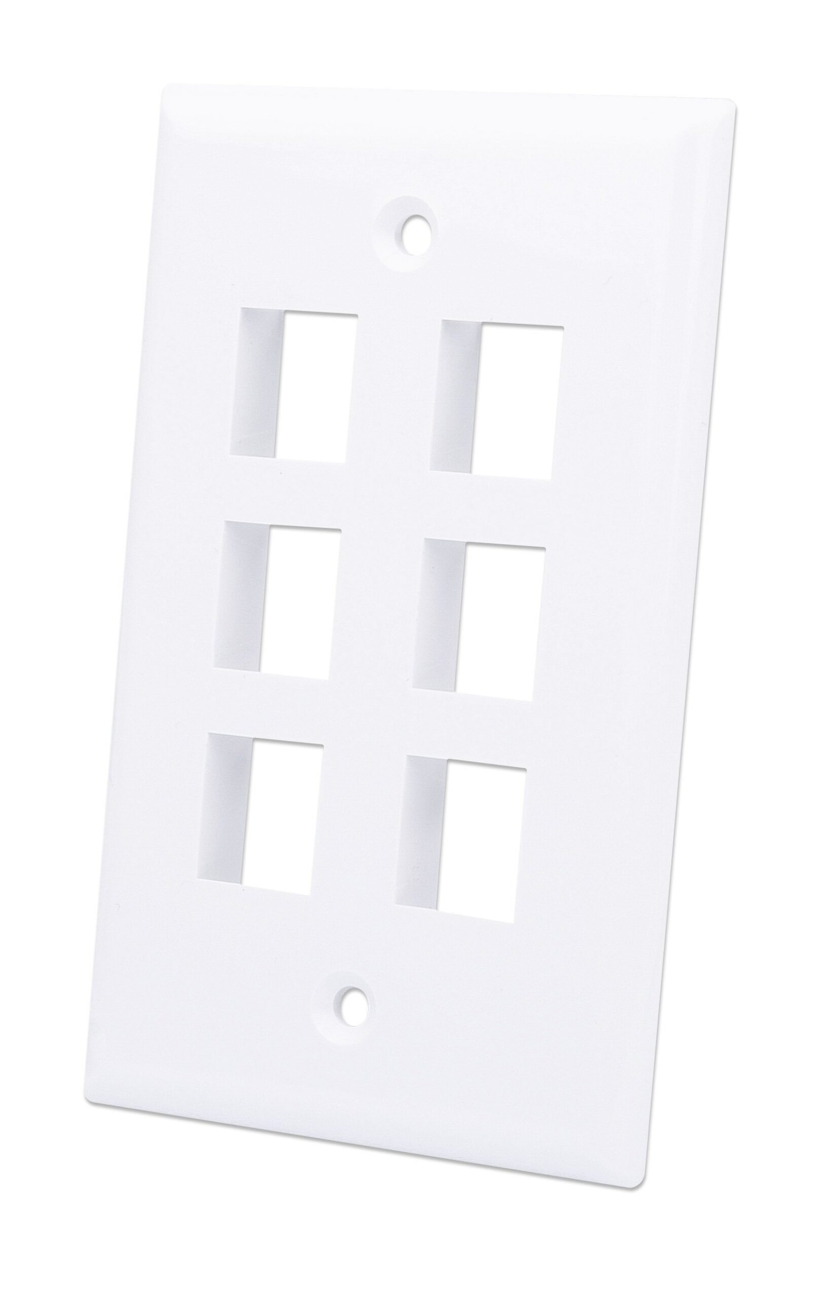 Placca Porta Frutti 6 Posti Mod.503 Bianco TECHLY PROFESSIONAL