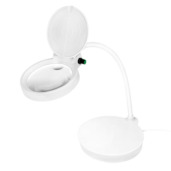 Lampada LED da Tavolo con Lente d'ingrandimento a 8 e 36 Diottrie Dimmerabile LOGILINK