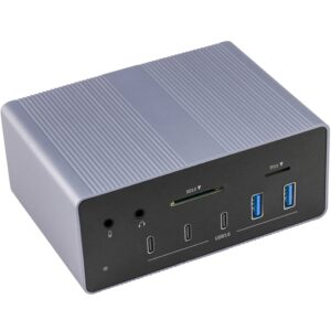 Docking Station 19 in 1 USB-C™ 8K HDMI 4 Uscite Video TECHLY
