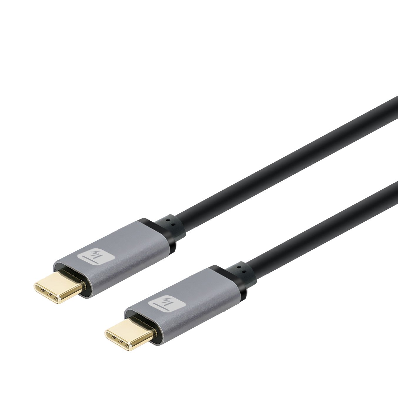 Cavo USB 3.2 Gen 2 USB-C™ M/M E-Mark 1m Nero TECHLY