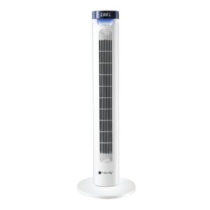 Ventilatore a Torre da Pavimento 36'' 3 Velocità con Telecomando Oscillazione 75° e Timer TECHLY
