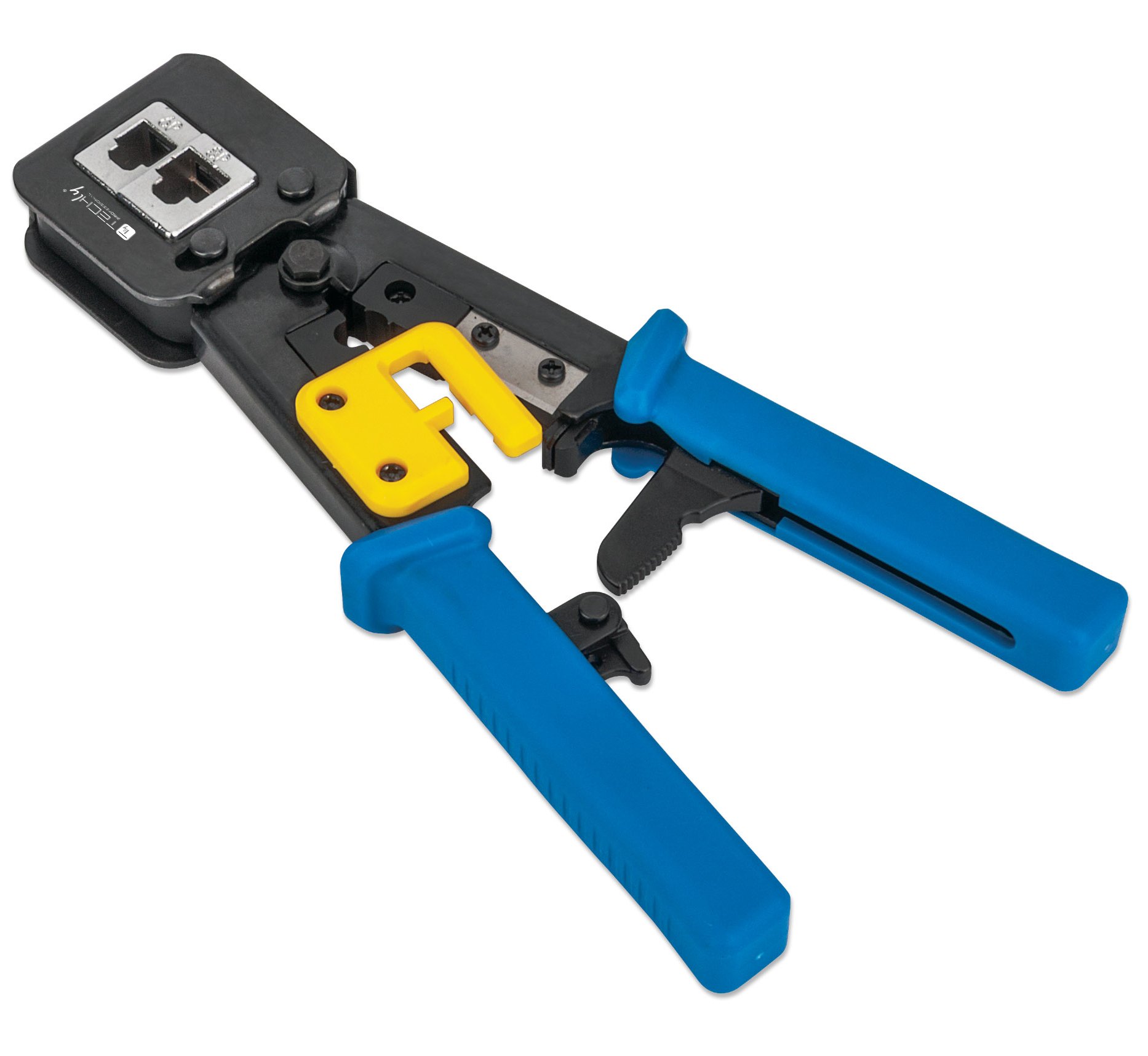 Pinza di Crimpatura per Plug Modulari Passanti FastCrimp TECHLY PROFESSIONAL