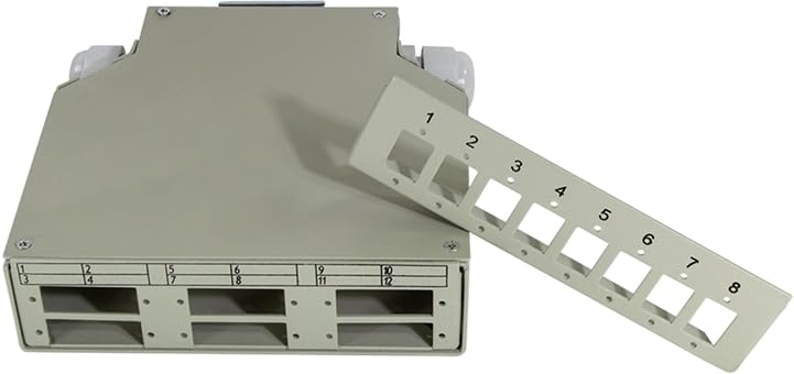 Scatola di Giunzione per Guida DIN per Connettori in Fibra Ottica LC o SC LOGILINK - immagine 2