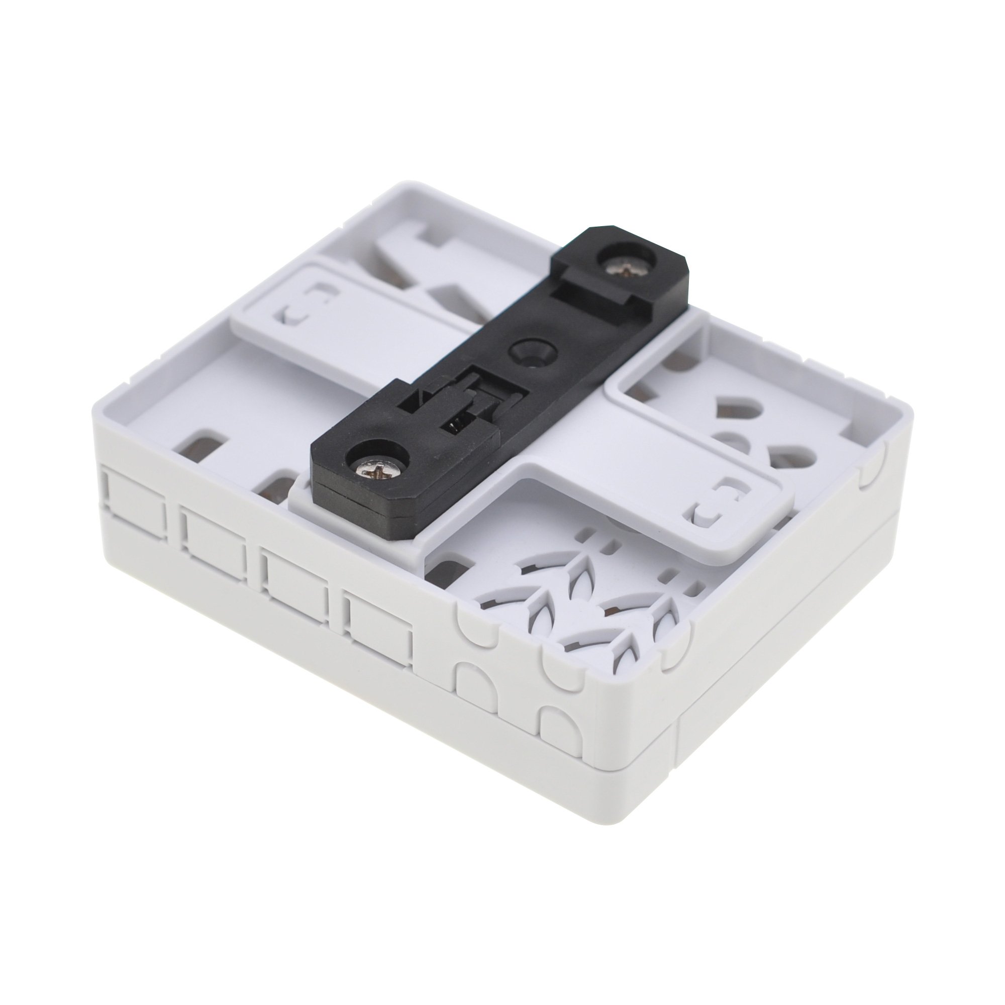 Scatola di Terminazione Ottica di Appartamento (STOA) FTTH per 4 fibre 4 adattatori su guida DIN TECHLY PROFESSIONAL - immagine 3