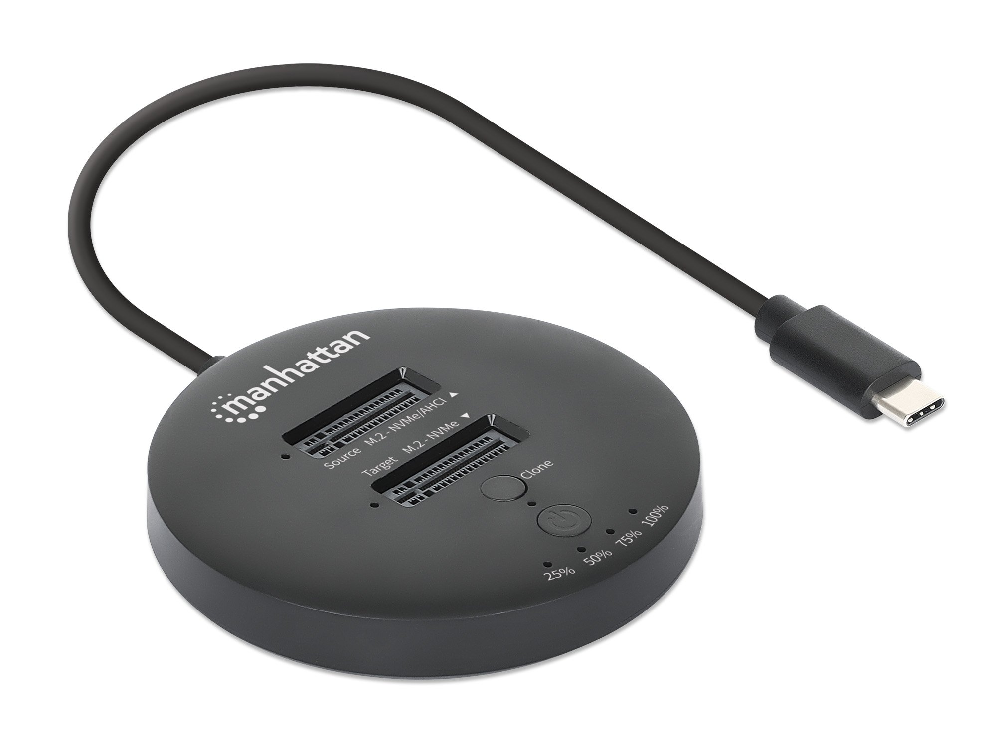 Docking Station Dual-Bay M.2 NVMe Clone SSD MANHATTAN - immagine 4