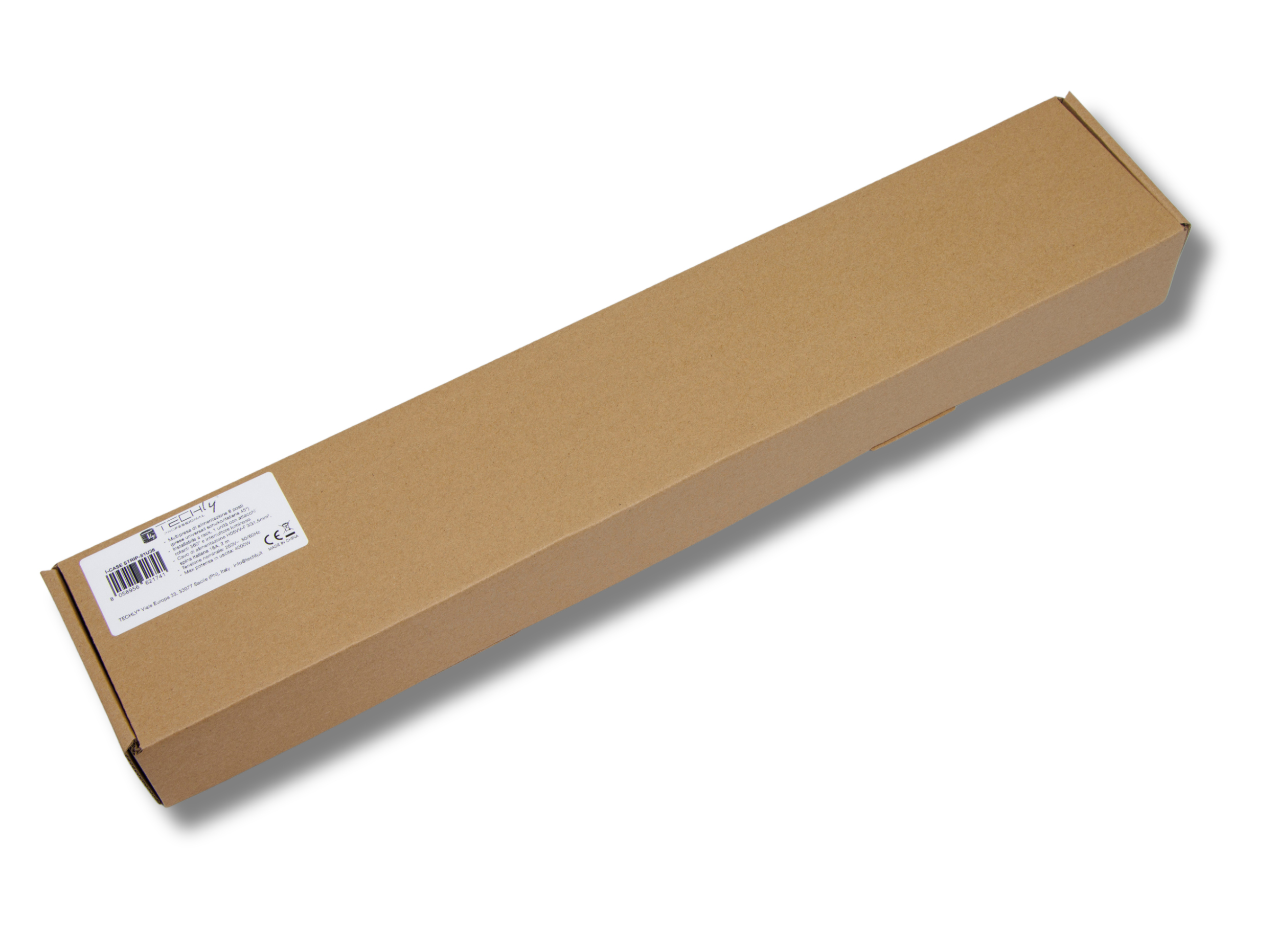Multipresa 8 Posti da Rack 19'' con Staffa Ruotabile 360° Spina Italiana TECHLY PROFESSIONAL - immagine 2