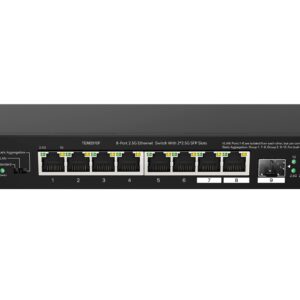 Switch con 8 porte 2.5G Ethernet e 2 slot SFP da 2.5G, TEM2010F TENDA