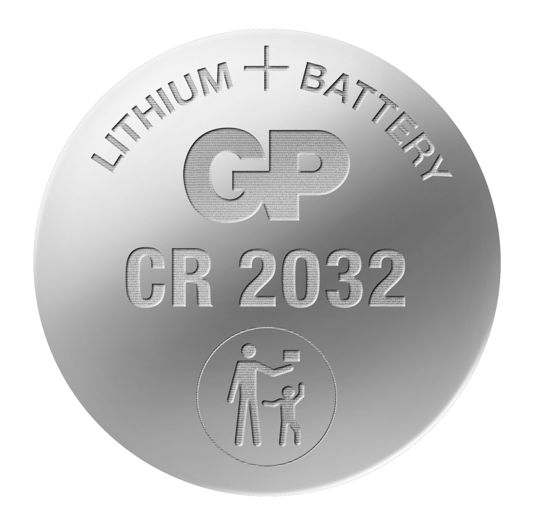 Blister 10 Batterie Litio a Bottone CR2032 GP BATTERIES - immagine 2