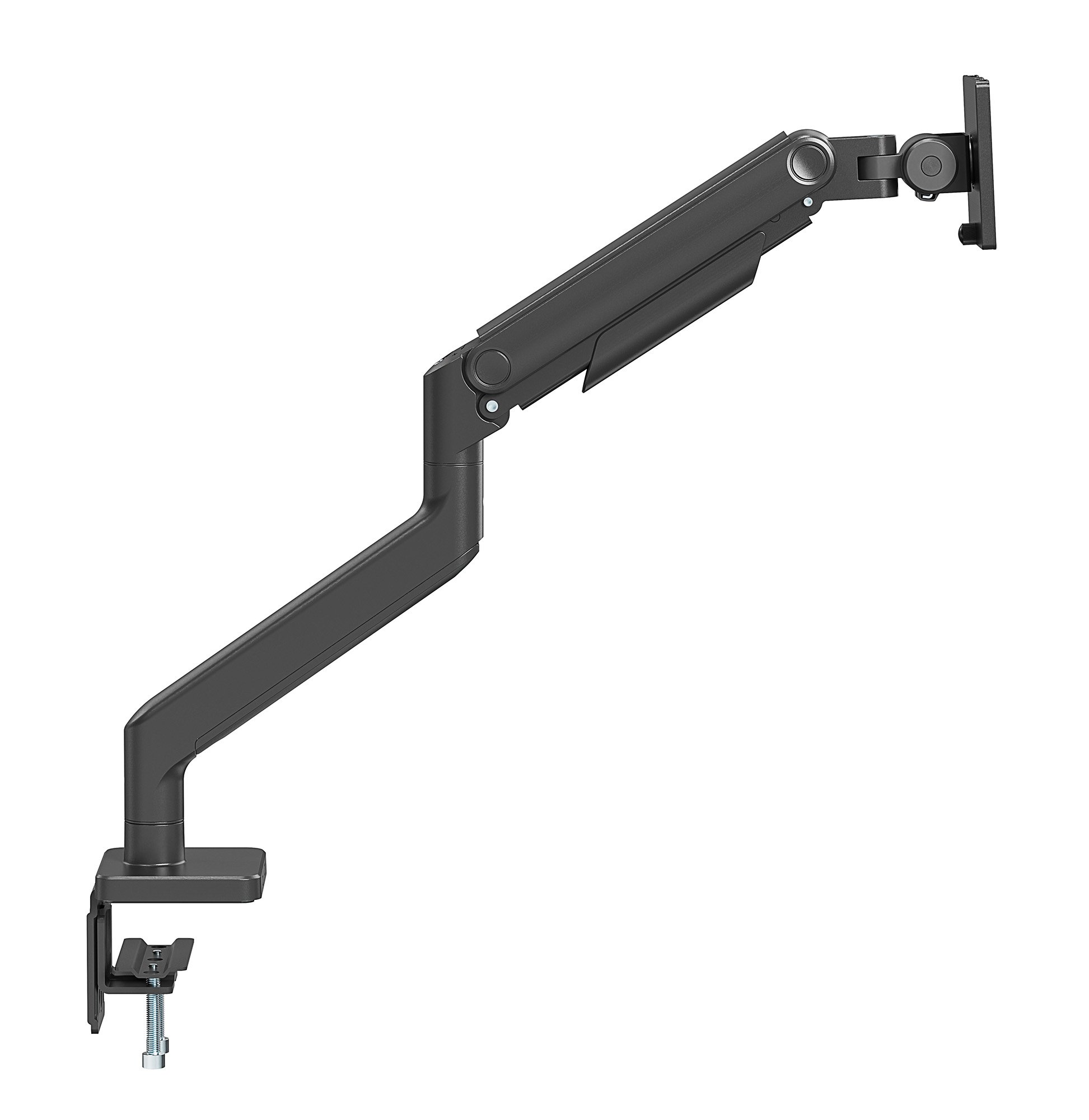 Supporto da Scrivania per Monitor Singolo 17-49'' con Molla Meccanica in Alluminio MANHATTAN - immagine 4