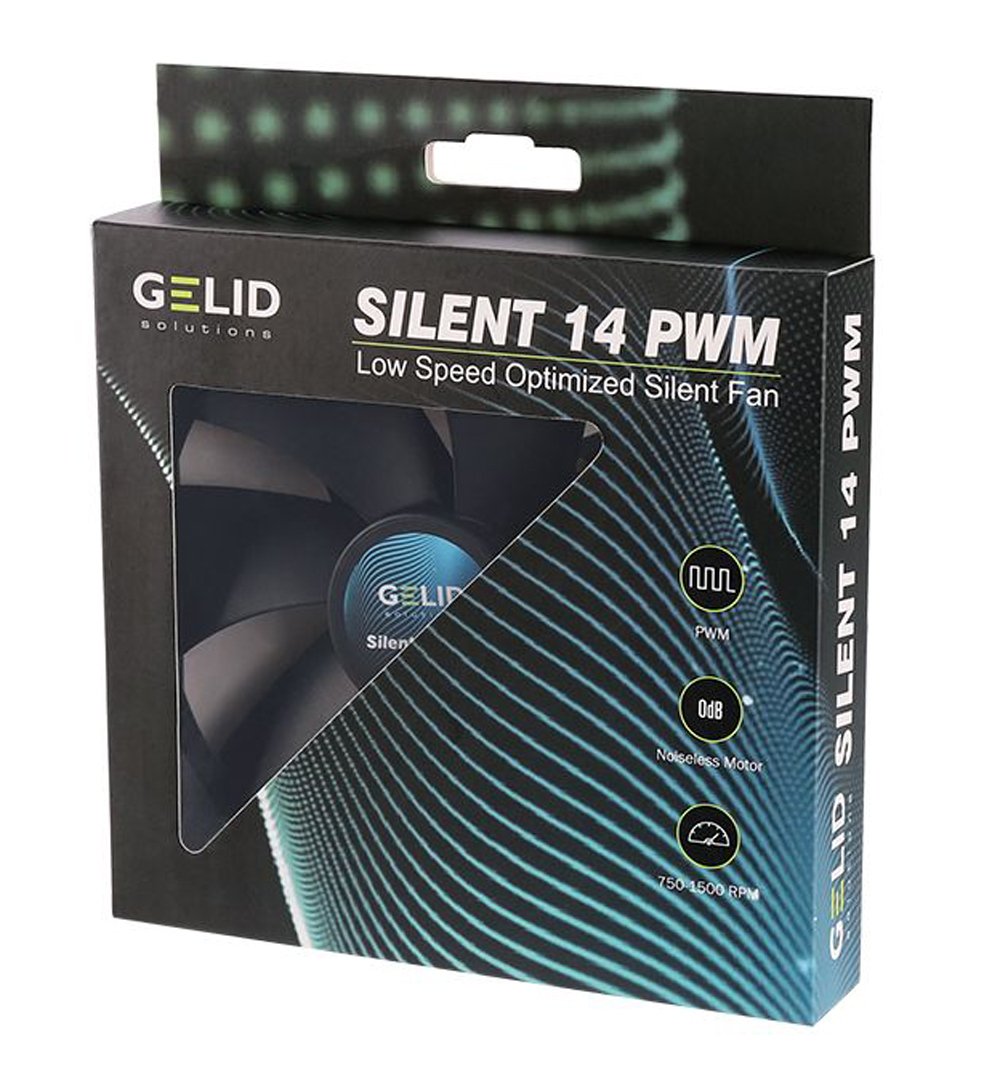 Dissipatore Ventola Silent 140x140x25 con Controllo PWM Intelligente GELID SOLUTIONS - immagine 2
