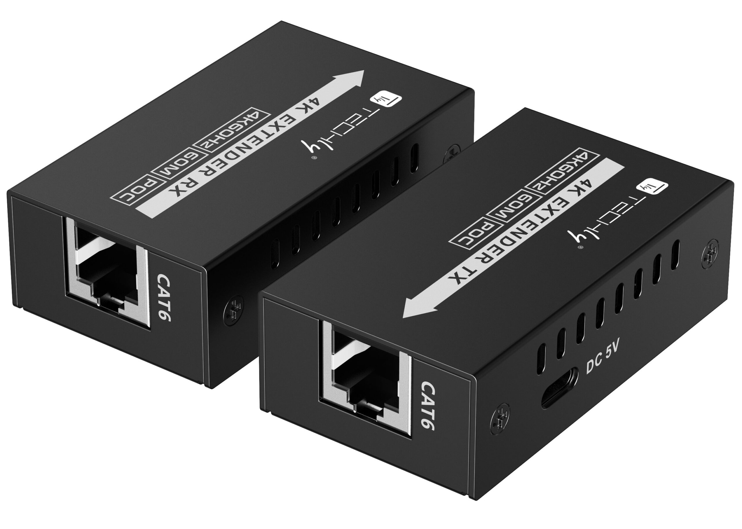 Extender HDMI™ 4K@60Hz fino a 60m con Tecnologia PoC TECHLY - immagine 3