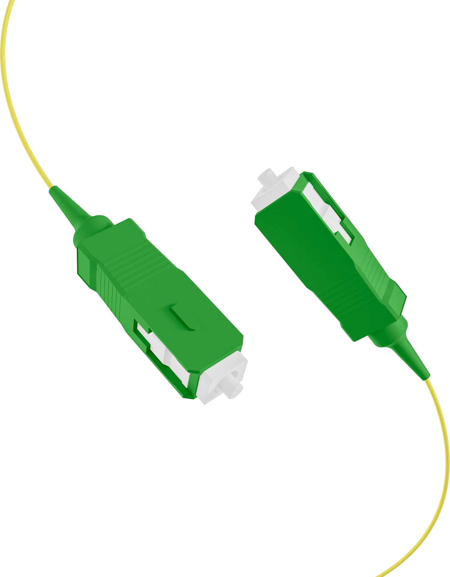 Pigtail Fibra Ottica Monomodale OS2 SC/APC G657A2 2m Giallo OEM - immagine 2