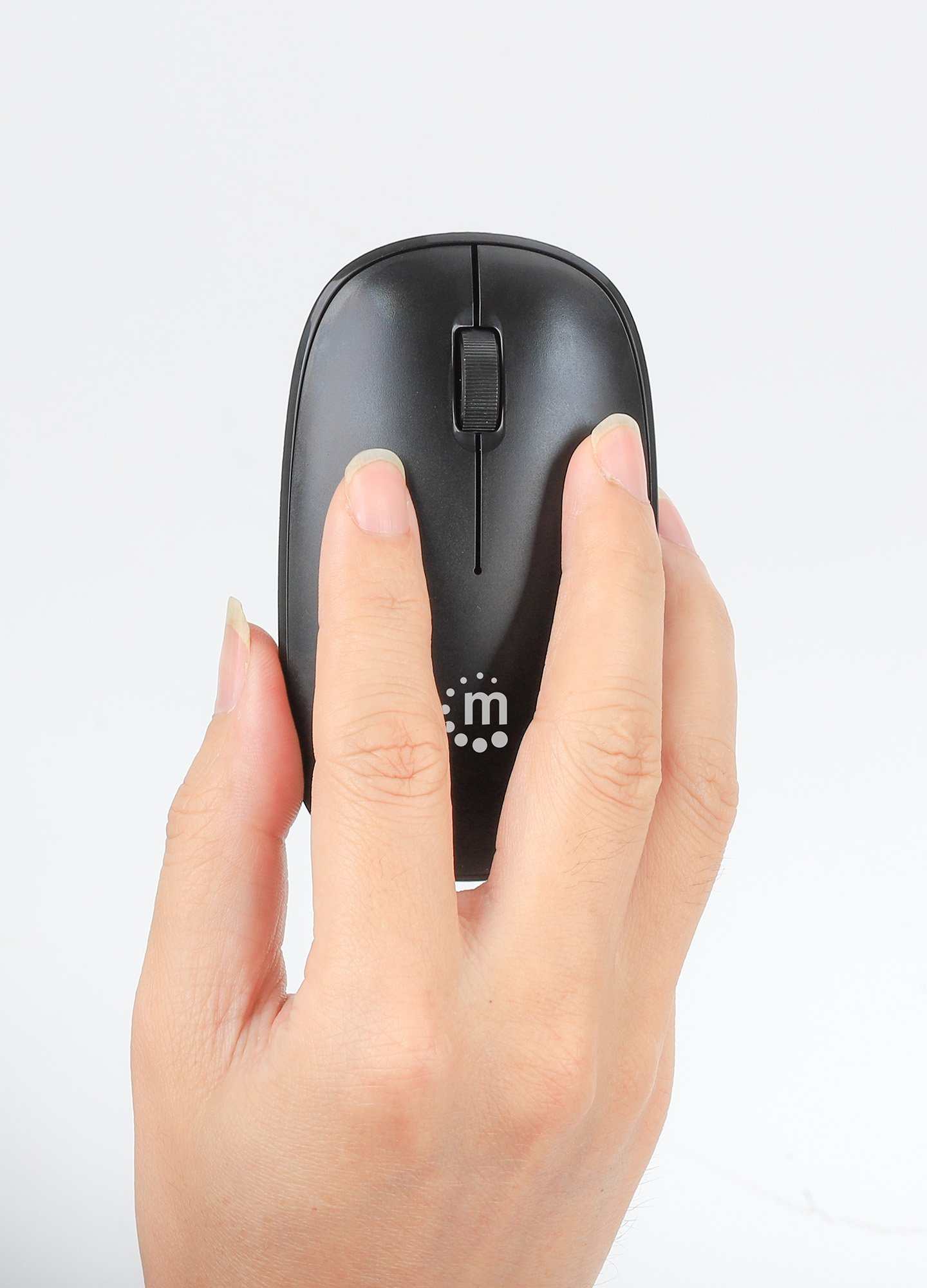 Mouse Wireless Ottico USB 1200 dpi MW3050 Nero MANHATTAN - immagine 3