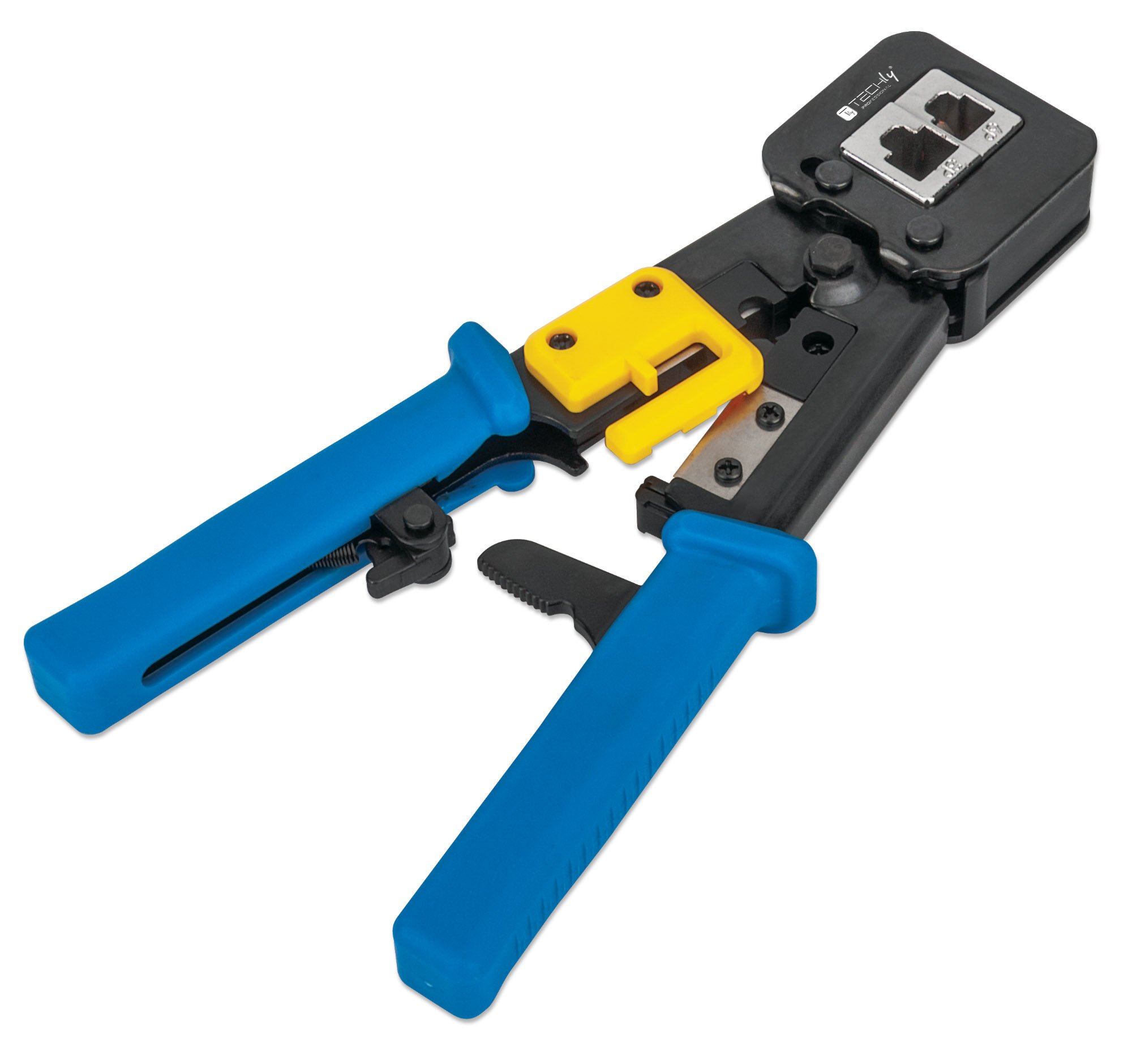 Pinza di Crimpatura per Plug Modulari Passanti FastCrimp TECHLY PROFESSIONAL - immagine 2