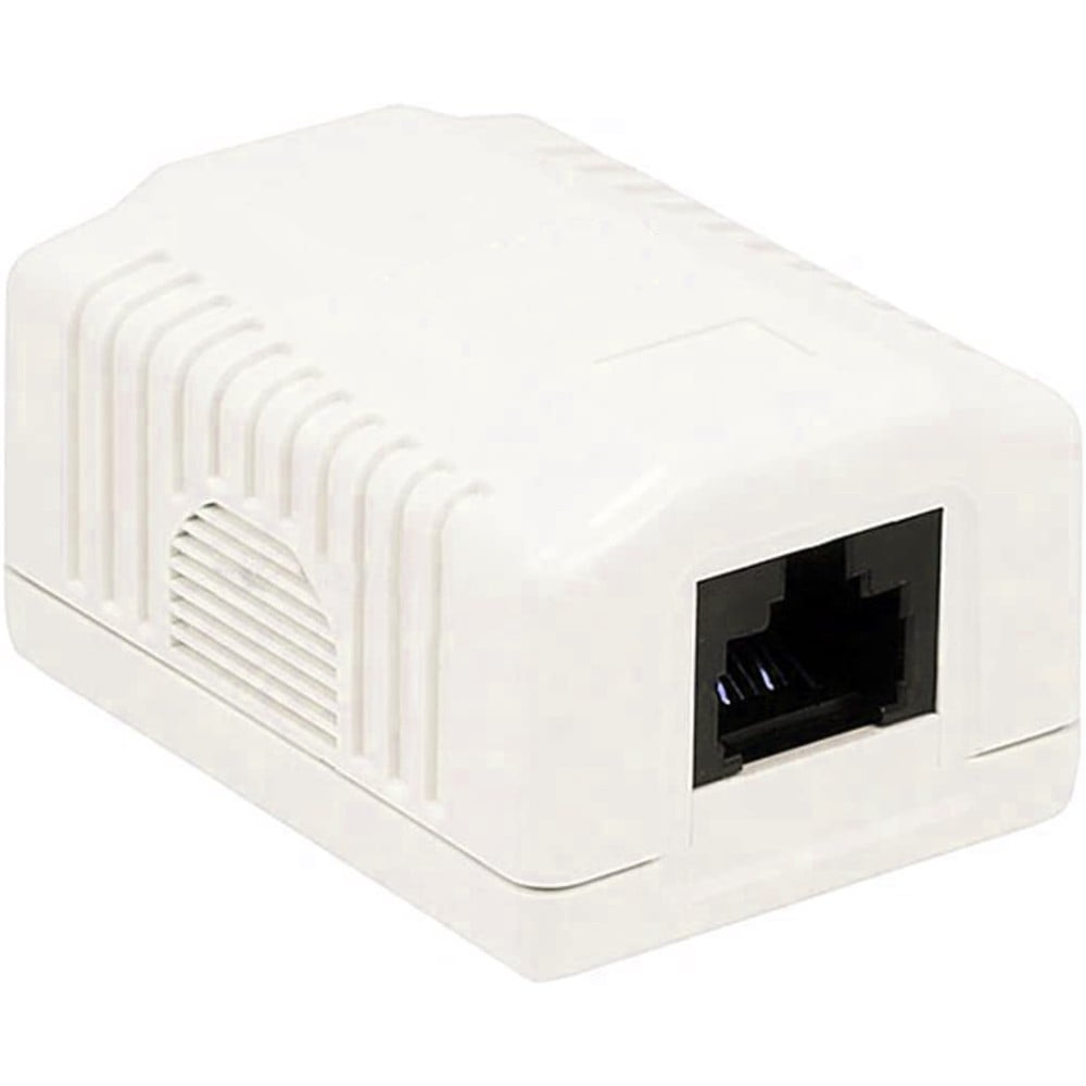 Presa a Muro con 1 Frutto RJ45 Cat.6A UTP Beige TECHLY PROFESSIONAL - immagine 2
