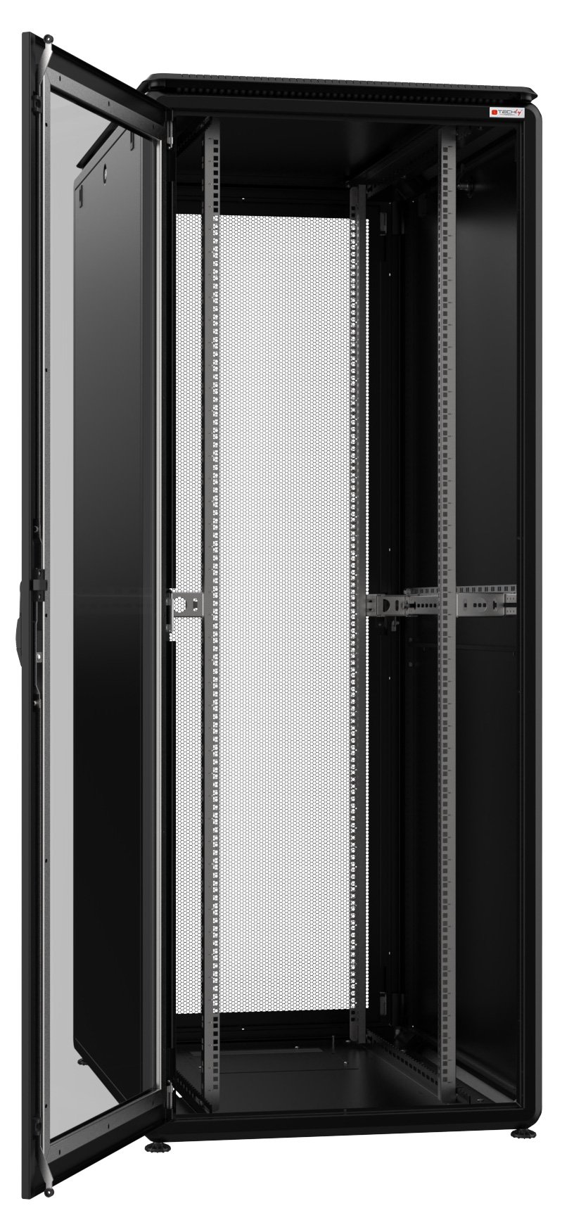 Armadio Server Rack 19'' 800x1000 42 Unità Nero serie Evolution TECHLY PROFESSIONAL - immagine 2