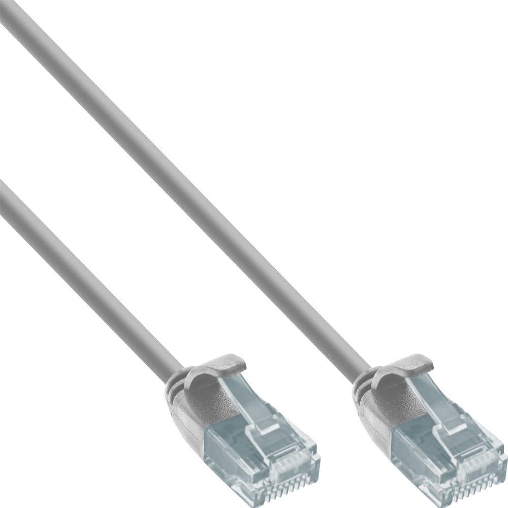 Cavo Patch di Rete Cat.6 UTP Slim 0,5m Grigio TECHLY PROFESSIONAL