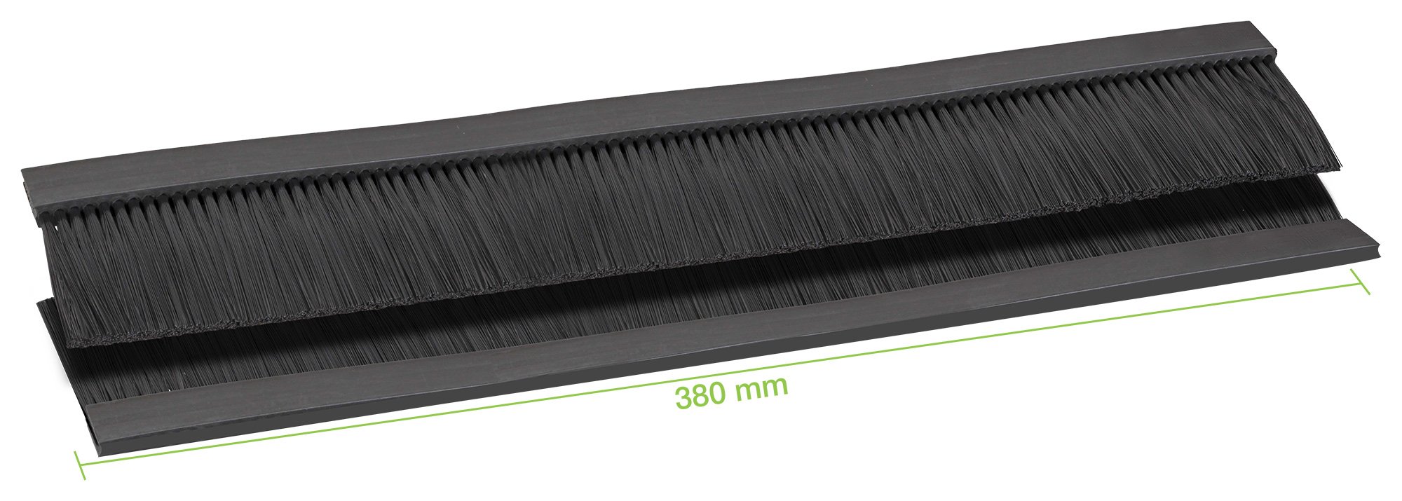 Due Spazzole Ingresso Cavi per Armadio Rack 380 mm TECHLY PROFESSIONAL - immagine 2