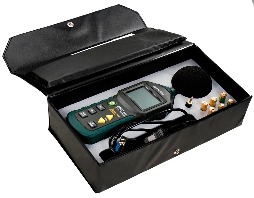 Fonometro Digitale Professionale con Interfaccia USB, MS6701 MASTECH - immagine 2