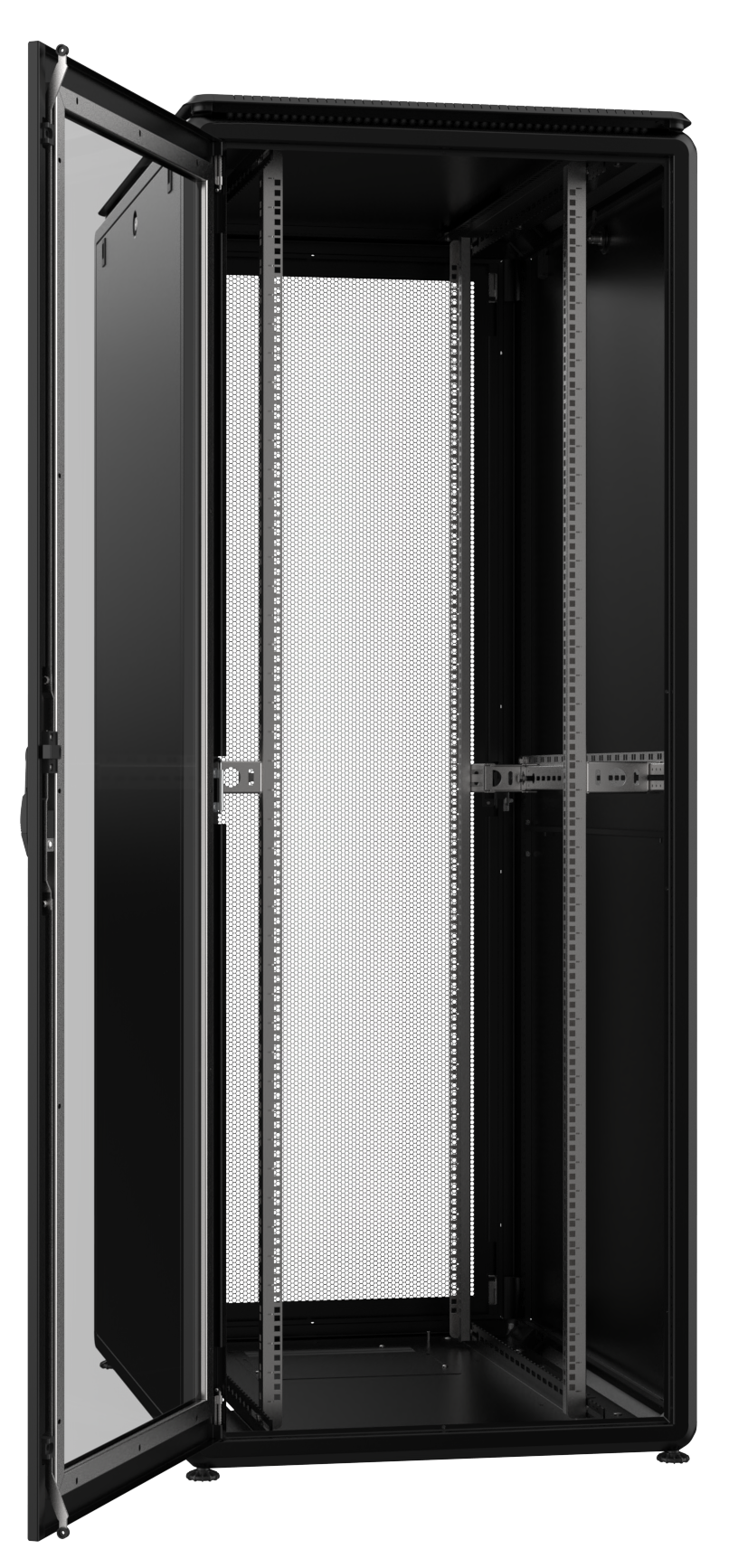 Armadio Server Rack 19'' 800x1000 32 Unità Nero serie Evolution TECHLY PROFESSIONAL - immagine 2