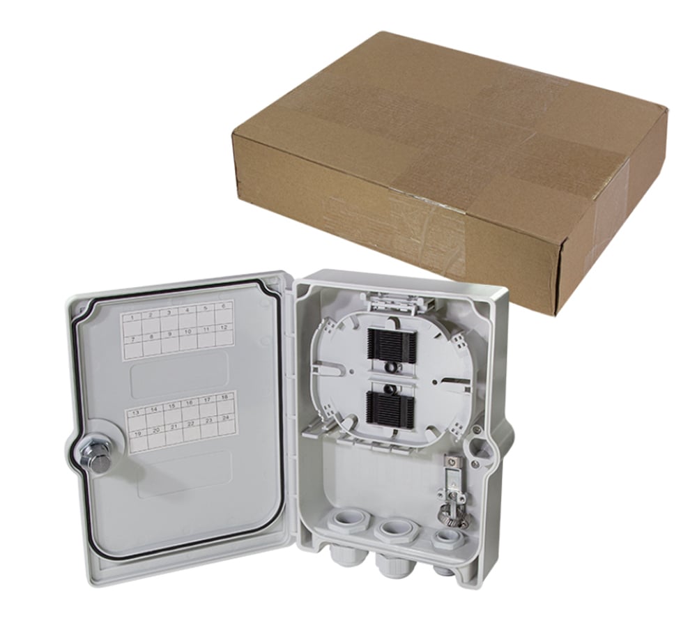 Scatola di Giunzione Fibra Ottica 24 Fibre per Applicazioni FTTH/FTTB LOGILINK - immagine 2