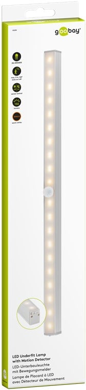 Lampada da Incasso a LED con Rilevatore di Movimento Bianco Caldo GOOBAY - immagine 2
