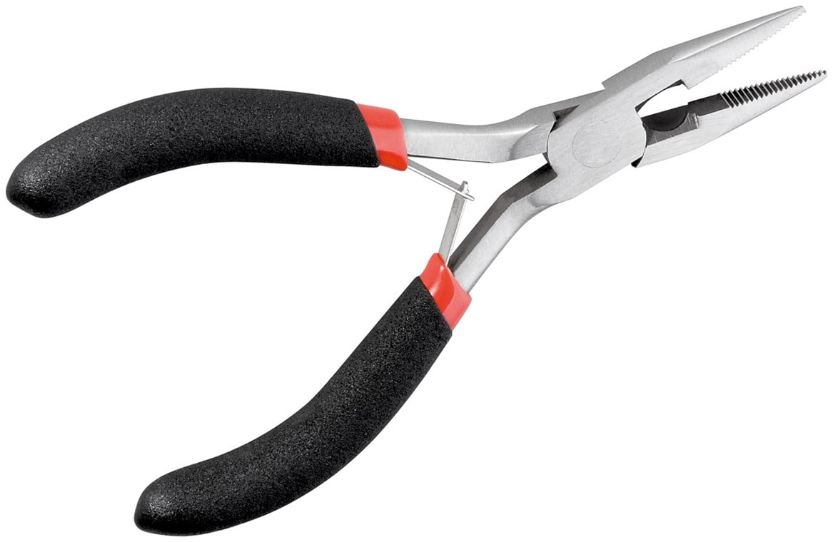 Pinza Semicircolare a Becchi Piatti 125 mm con Ganasce Corrugate GOOBAY - immagine 2