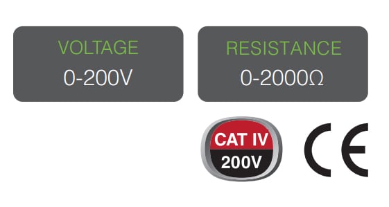 Tester di Resistenza di Messa a Terra, KPS-TL320 KPS - immagine 2