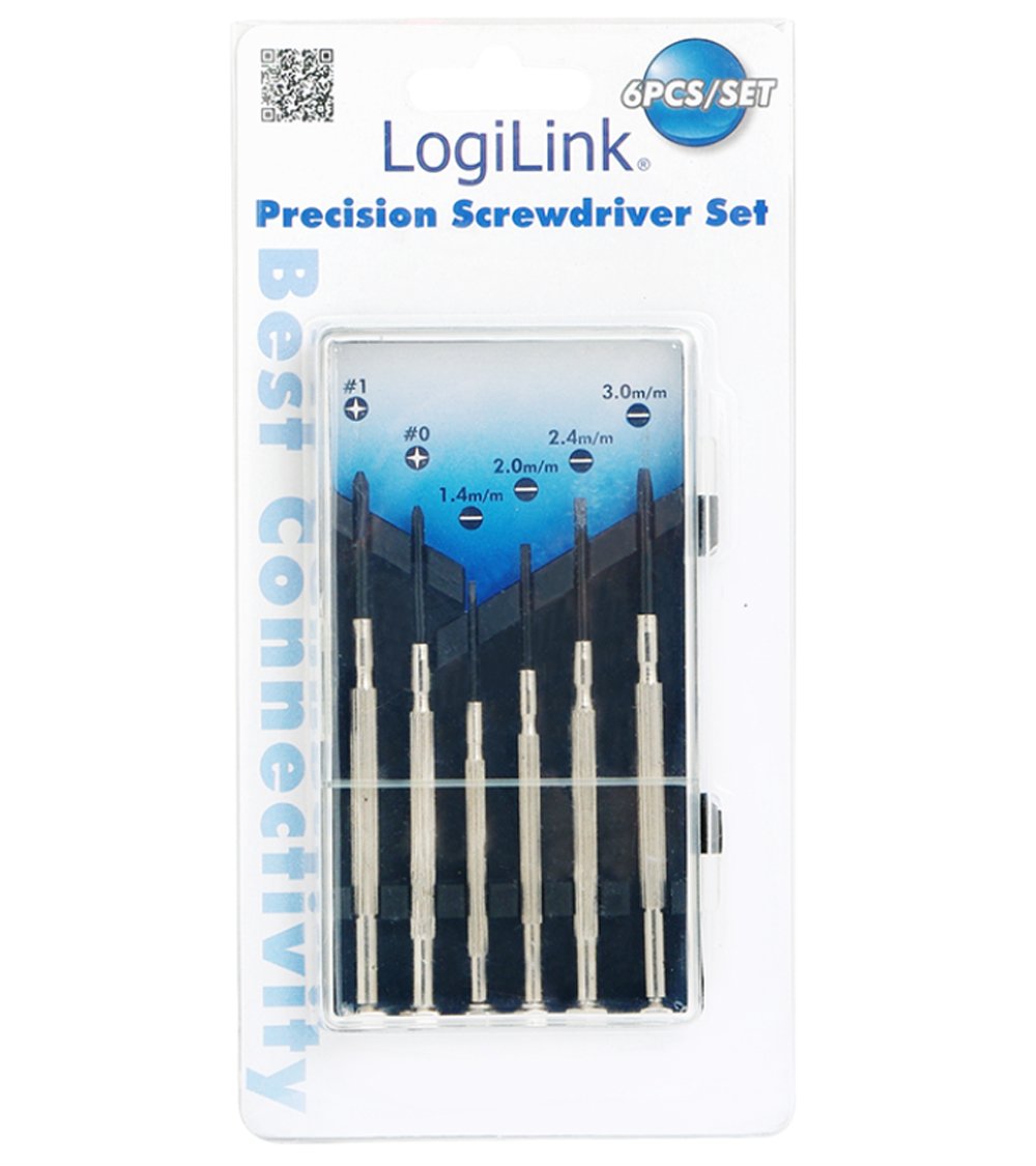 Valigetta di 6 Cacciaviti a Taglio e Phillips LOGILINK - immagine 2