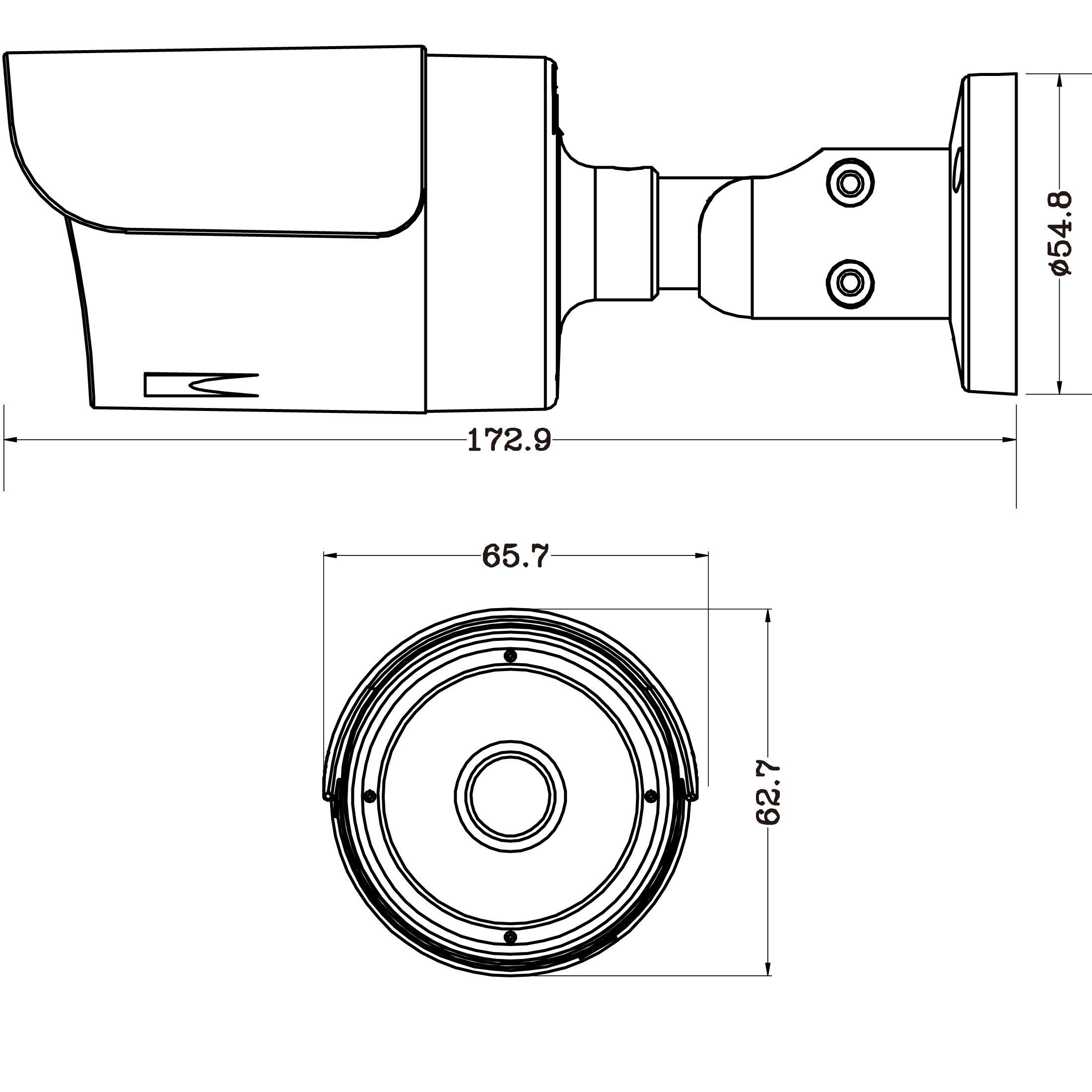 Telecamera CCTV Bullet 2Mp 4-in-1 IP67, DGC2105ATS AVTECH - immagine 2