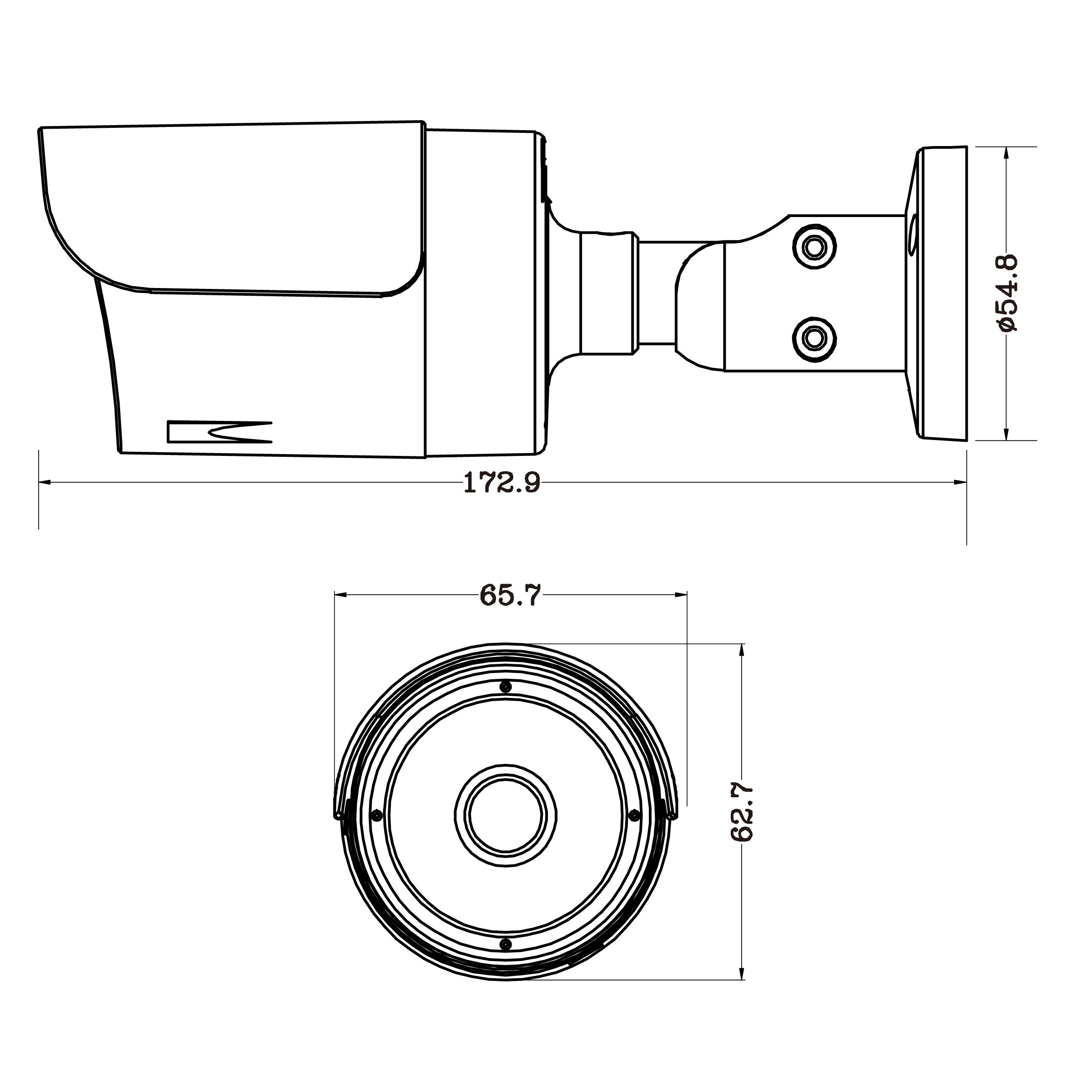 Telecamera IP Bullet IR H.265 da 3MP IP67 Rilevamento Basato su AI, DGM3102SCTP AVTECH - immagine 2