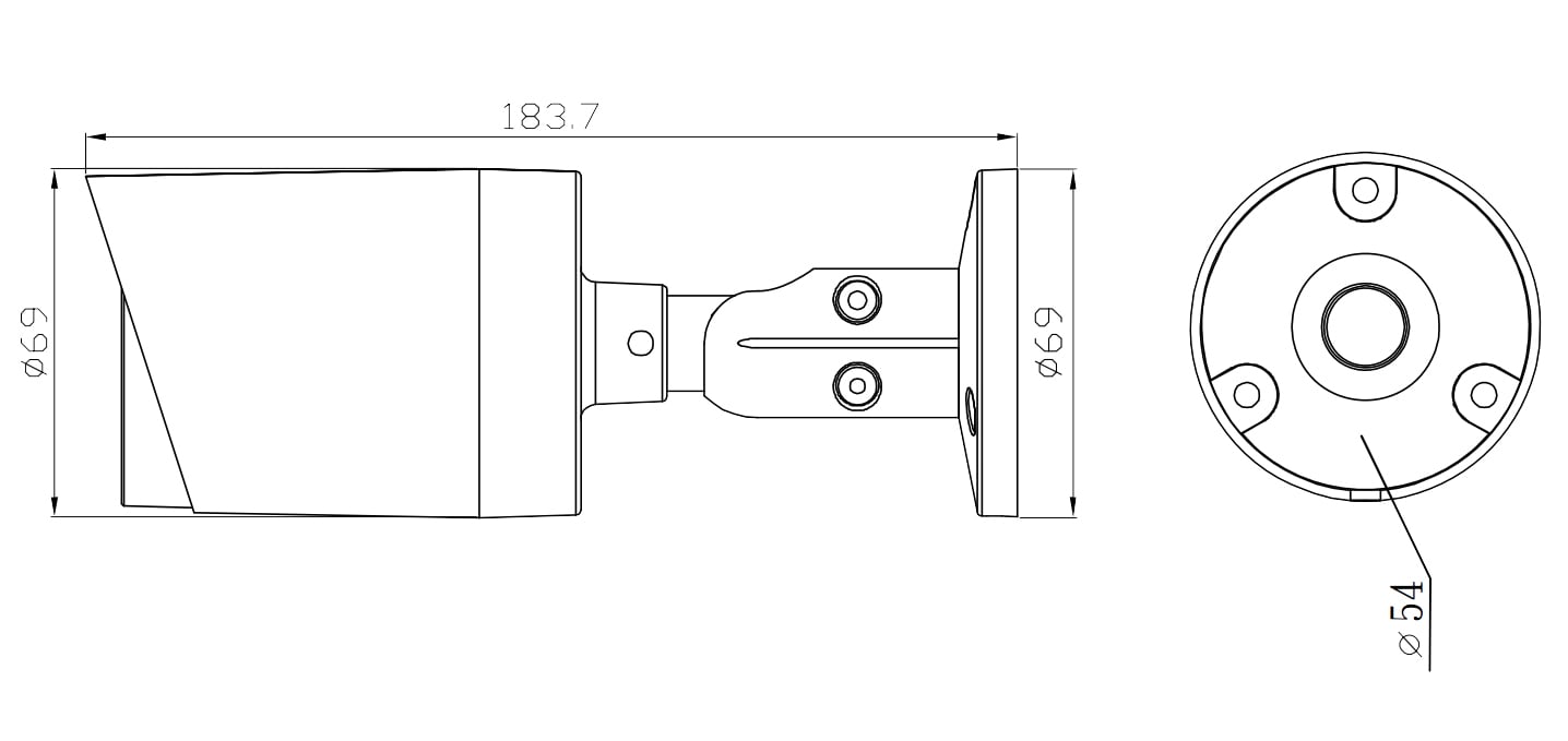 Telecamera IP Bullet IR H.265 da 5MP Rilevamento Basato su AI, DGM5106SVAT AVTECH - immagine 2