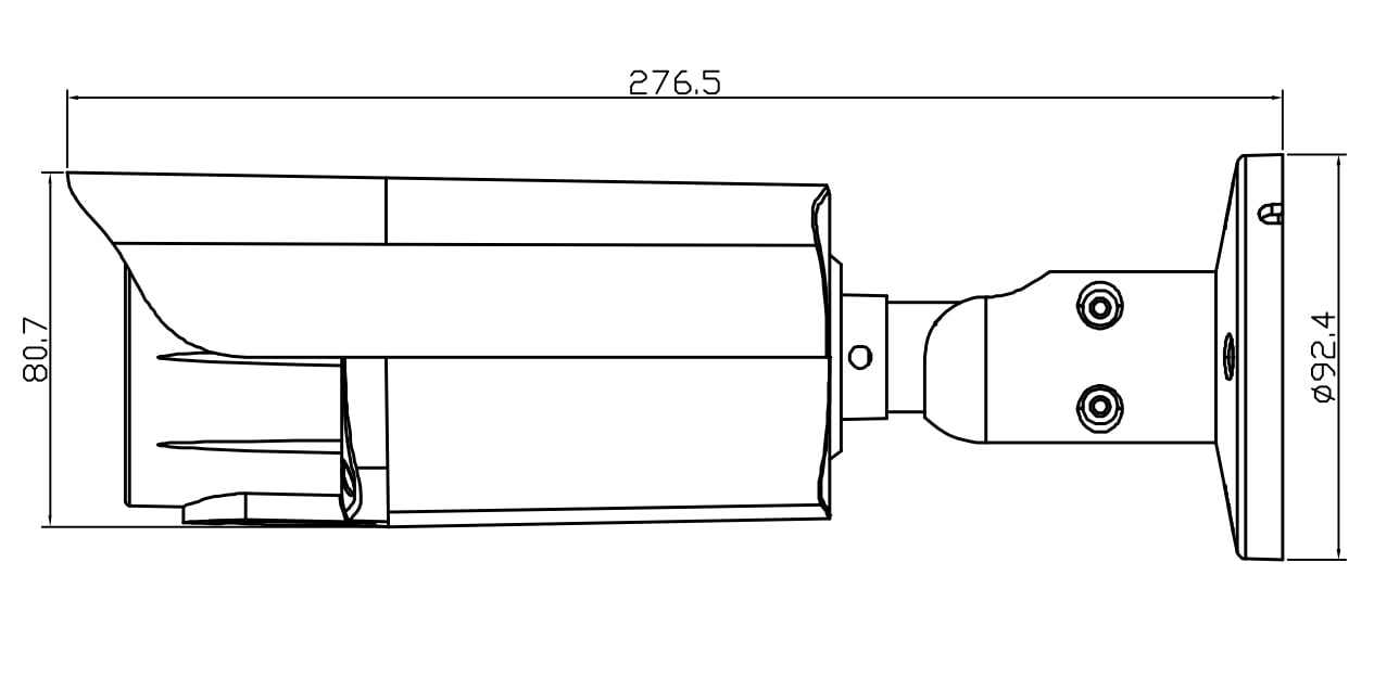 Telecamera IP Motorizzata Bullet IR H.265 da 5MP IP67 Rilevamento Basato su AI, DGM5545GCAT AVTECH - immagine 2