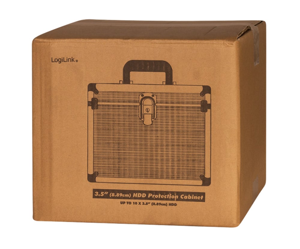 Valigia Protettiva per 10 HDD da 3.5'' LOGILINK - immagine 2