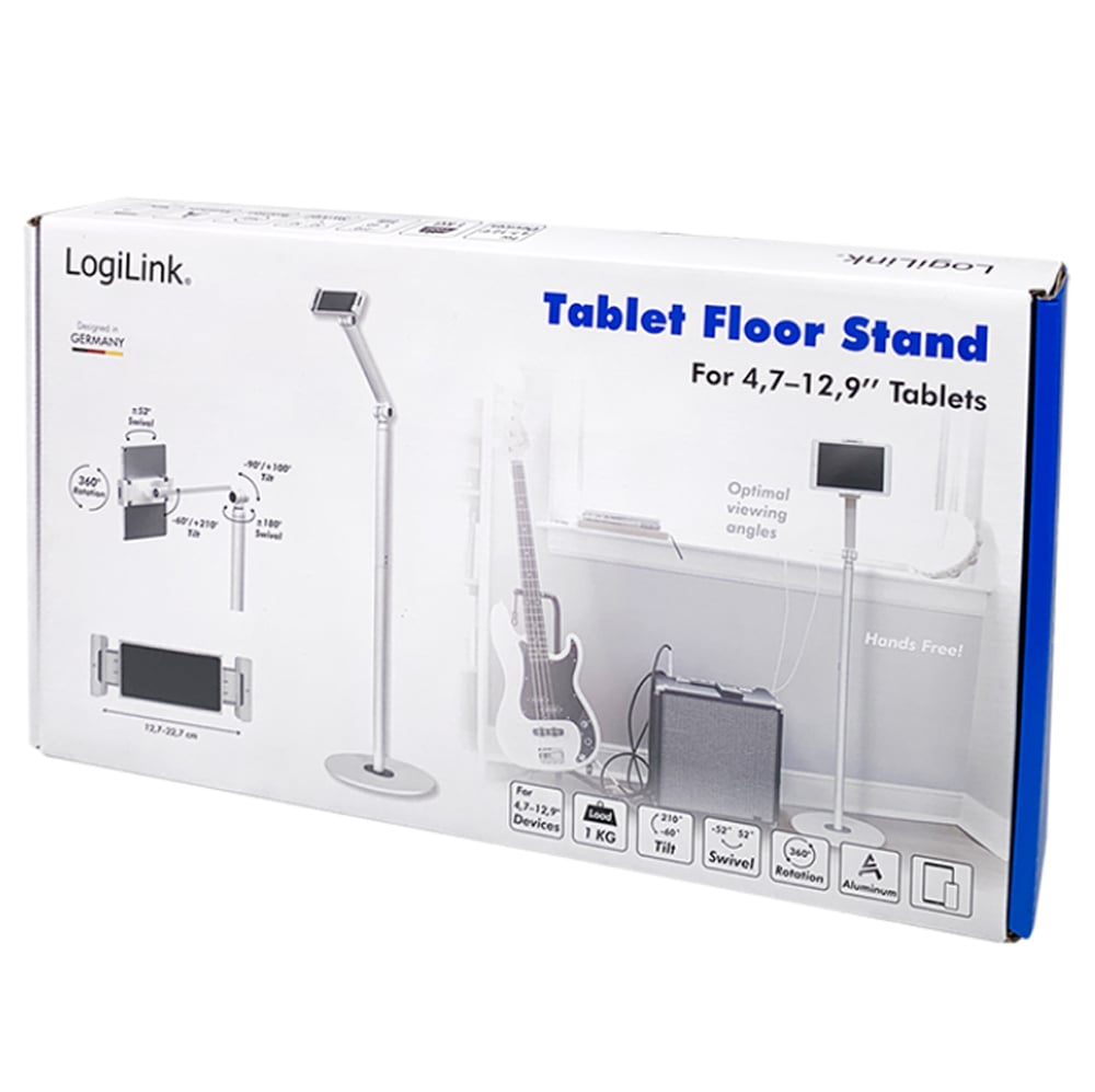 Supporto da Pavimento Inclinabile e Girevole per Dispositivi Mobili da 4.7'' a 12.9'' LOGILINK - immagine 2