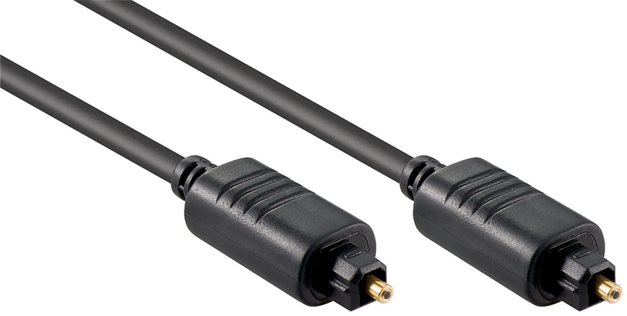 Cavo Audio Ottico Digitale Toslink (SPDIF) M/M 1m ø 5mm GOOBAY - immagine 2