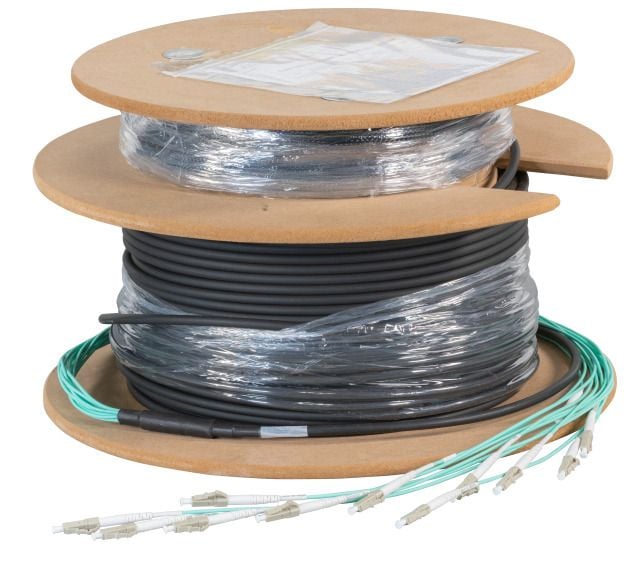 Cavo Fibra Ottica Multimodale 4 Fibre OM3 LC/LC 50/125 70 m OEM - immagine 2