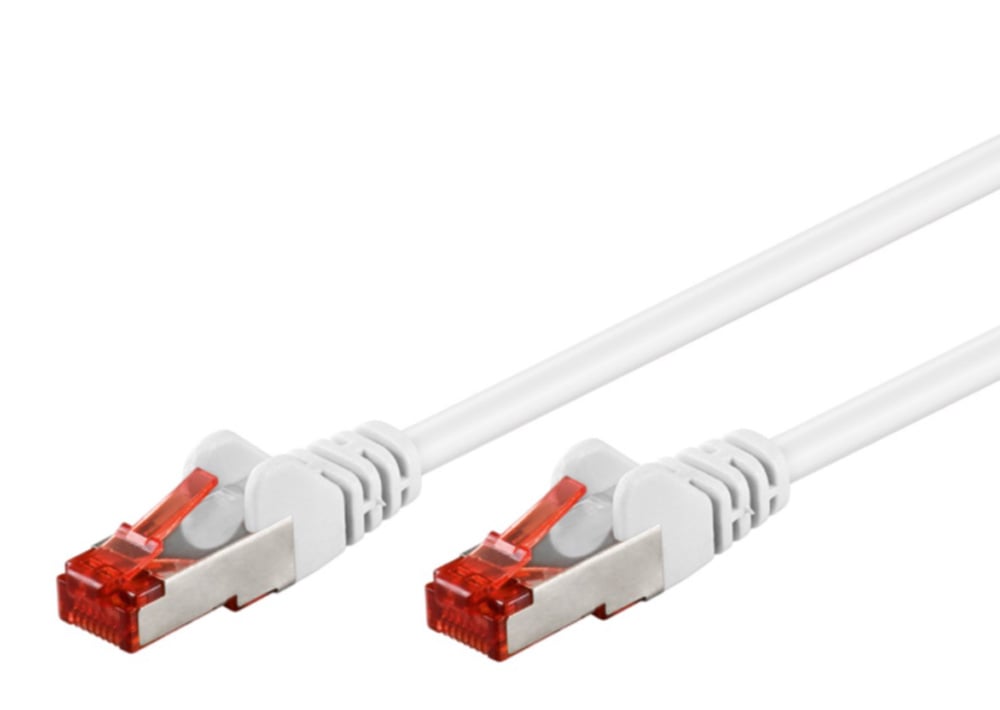 Cavo di rete Patch in rame Cat. 6 Bianco SFTP LSZH 0,25m GOOBAY - immagine 2