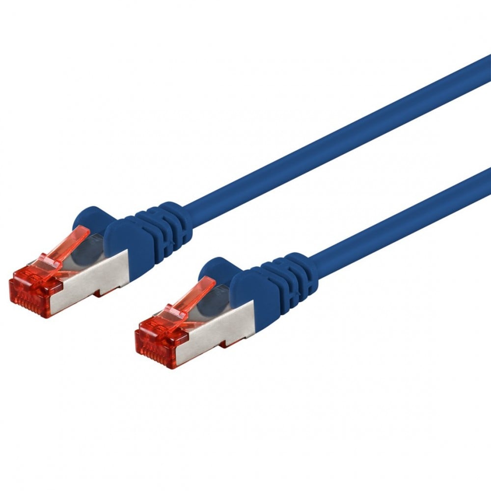 Cavo di rete Patch in rame Cat. 6 Blu SFTP LSZH 1m GOOBAY - immagine 2