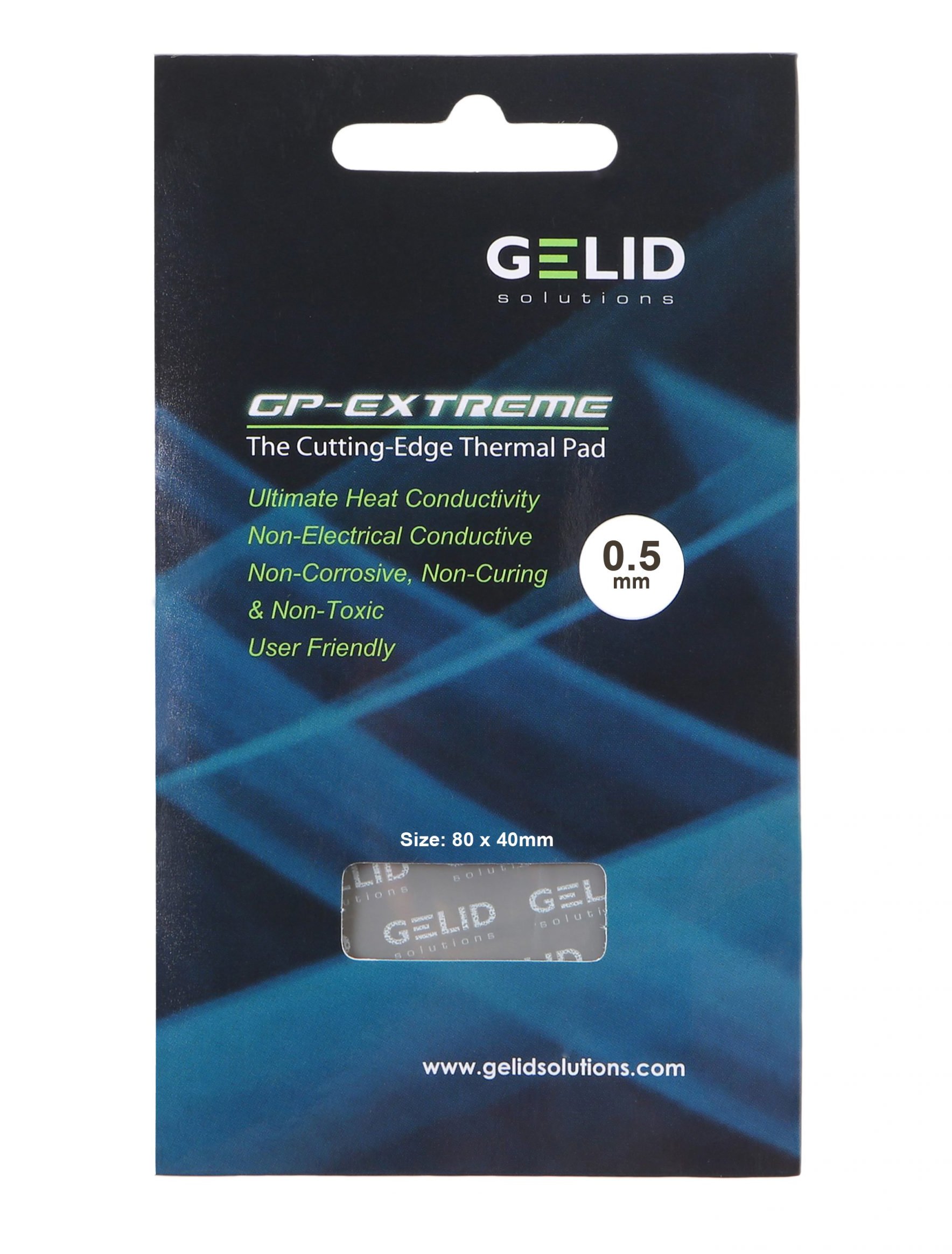 2x Gomma Termoconduttiva 80x40x1.5 mm, TP-VP01-C GELID SOLUTIONS - immagine 2